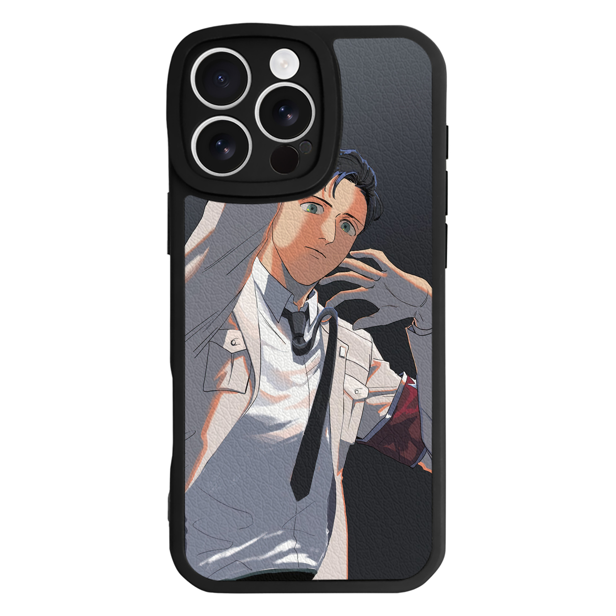 （画像用） 進撃の巨人 Attack on Titan 【iPhone 16シリーズ対応】シリコンスマホケース（レザー調） 材質：シリコン